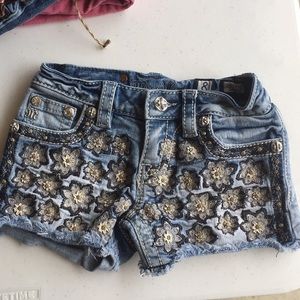 Girls Miss Me Jean Shorts